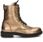 Vingino Julia Veterboots Laarzen Met Veters Meisjes Goud - Thumbnail 3