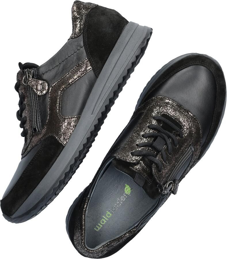 Waldläufer H-Vicky dames sneaker Zwart multi + - Foto 4