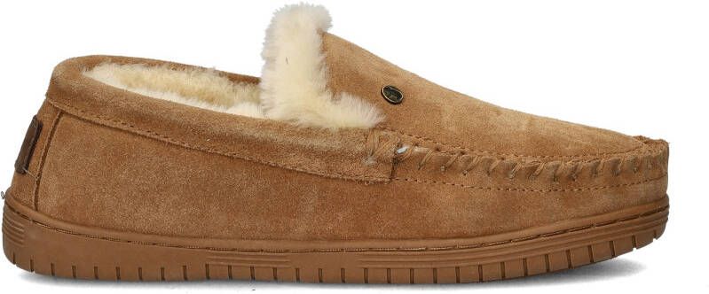 Warmbat Australia Warmbat Grizzly heren pantoffel Cognac - Foto 5