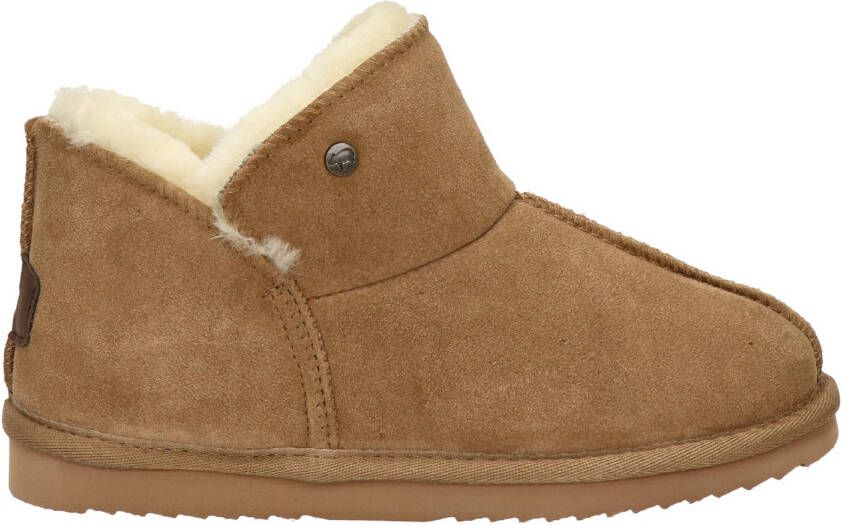 Warmbat Australia gevoerde suède pantoffels