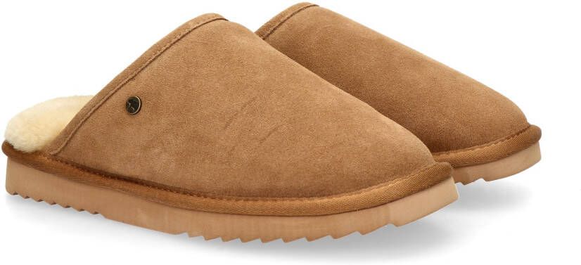 WARMBAT Pantoffels Heren Classic Unisex Maat: 43 Materiaal: Suède Kleur: Camel - Foto 13