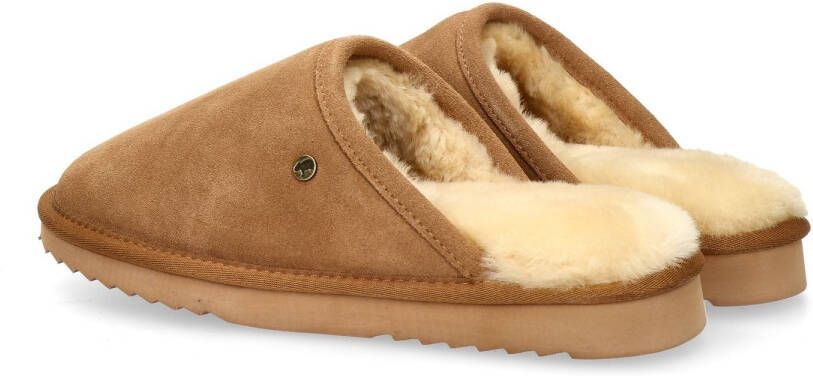 WARMBAT Pantoffels Heren Classic Unisex Maat: 43 Materiaal: Suède Kleur: Camel - Foto 14