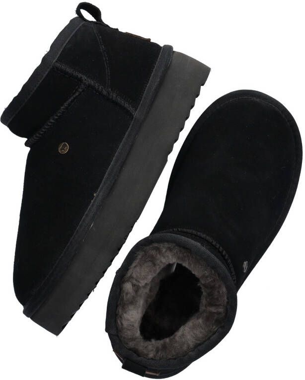 WARMBAT Vachtlaarzen Dames Durack Plateau Maat: 39 Materiaal: Suède Kleur: Zwart - Foto 5