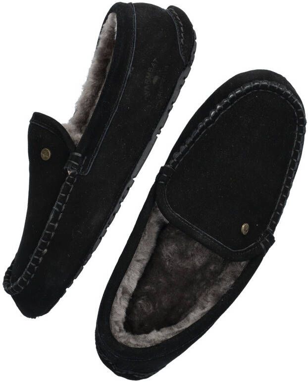 WARMBAT Pantoffels Heren Earlwood Maat: 41 Materiaal: Suède Kleur: Zwart - Foto 13