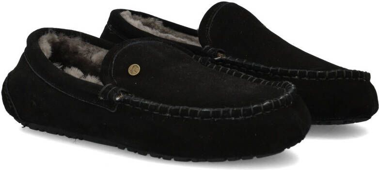WARMBAT Pantoffels Heren Earlwood Maat: 41 Materiaal: Suède Kleur: Zwart - Foto 11