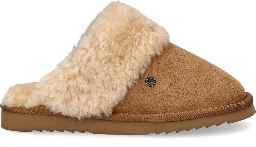 Warmbat Flurry Suede Dames Sloffen Beige - Foto 2