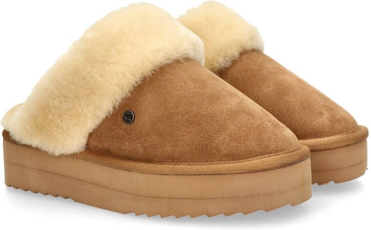Warmbat Suède Pantoffels voor Wolkenwandeling Brown Dames - Foto 12