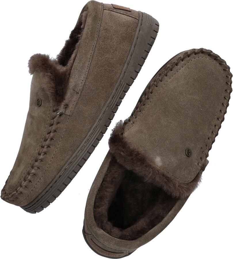 Warmbat Australia Grizzly heren pantoffel Bruin multi - Foto 4