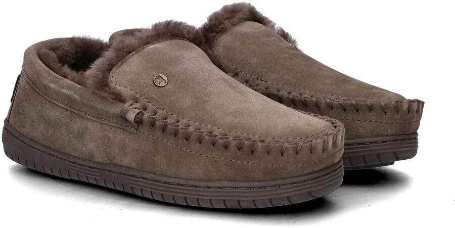Warmbat Australia Grizzly heren pantoffel Bruin multi - Foto 5