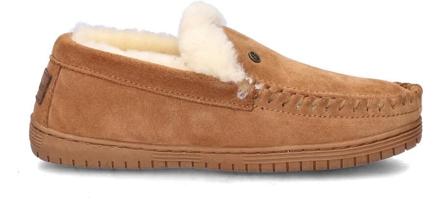 Warmbat Australia Warmbat Grizzly heren pantoffel Cognac - Foto 6