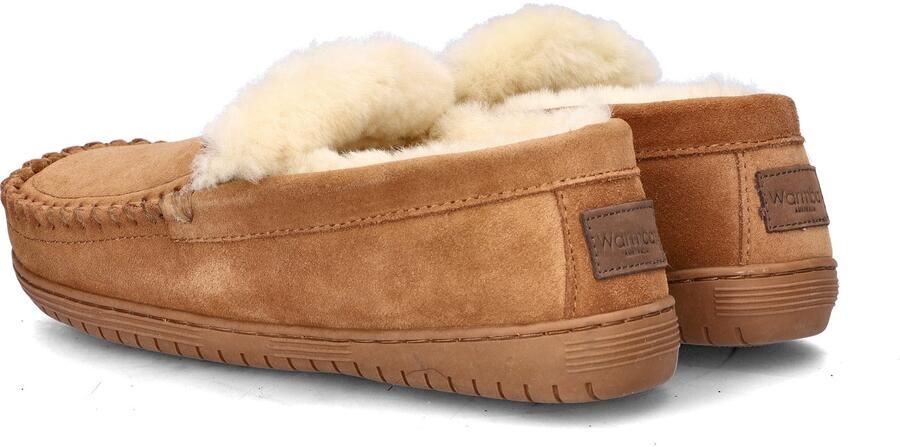 Warmbat Australia Warmbat Grizzly heren pantoffel Cognac - Foto 5