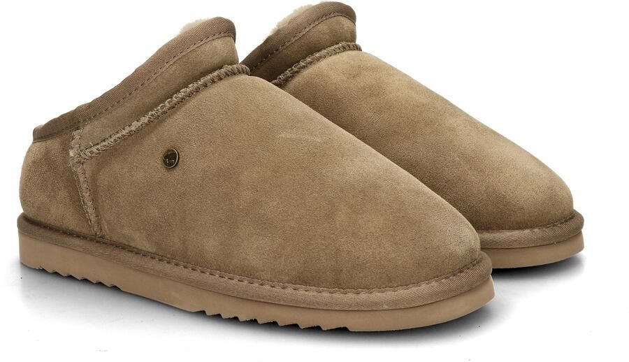 Warmbat Conner Men Suede Heren Sloffen Taupe Bruin - Foto 11