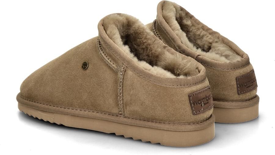 Warmbat Conner Men Suede Heren Sloffen Taupe Bruin - Foto 12