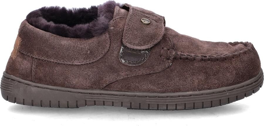 Warmbat Smithon Suede velcro Heren Sloffen Bruin - Foto 2