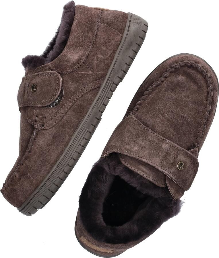 Warmbat Smithon Suede velcro Heren Sloffen Bruin - Foto 3