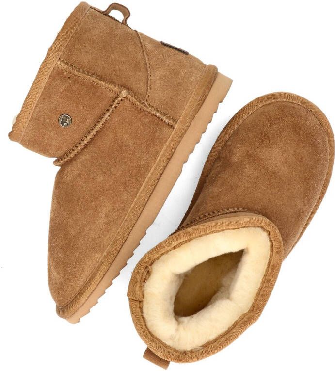 Warmbat Australia Wallaby gevoerde suède enkelboots camel Bruin Suede 33 - Foto 6