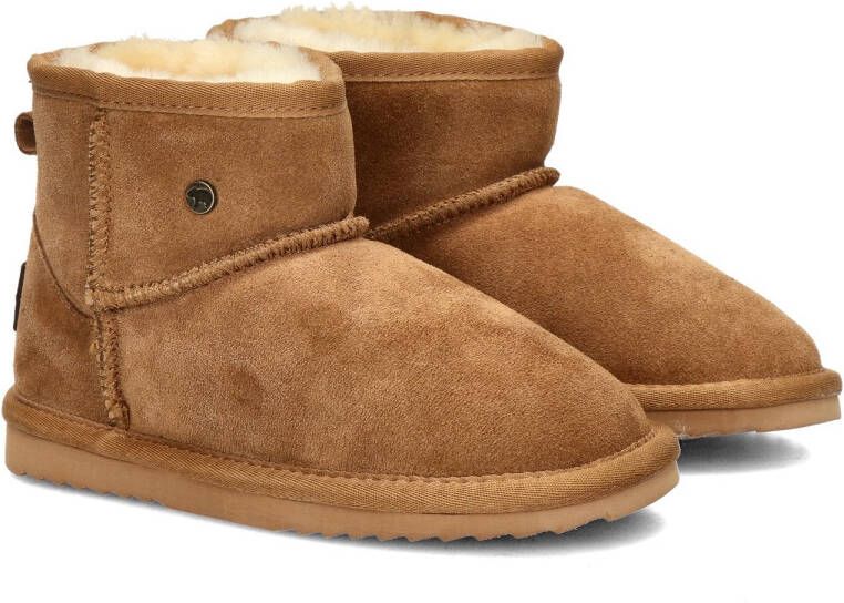 Warmbat Australia Wallaby gevoerde suède enkelboots camel Bruin Suede 33 - Foto 4