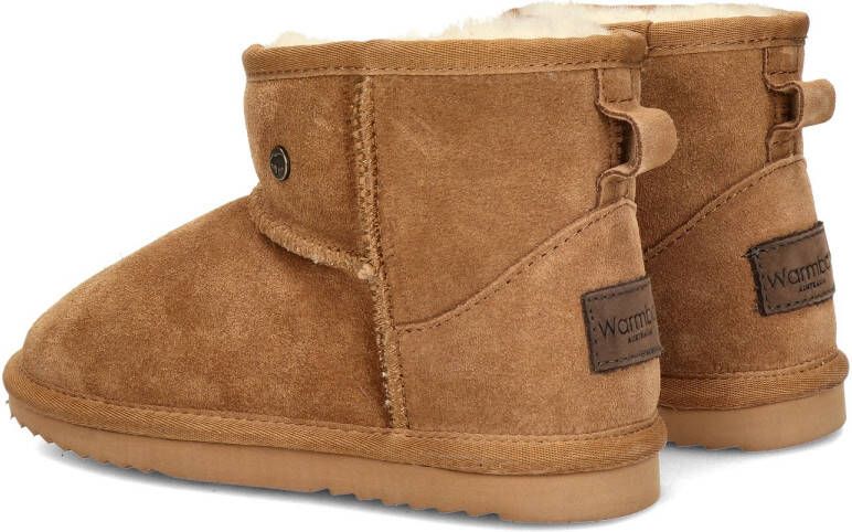 Warmbat Australia Wallaby gevoerde suède enkelboots camel Bruin Suede 33 - Foto 5