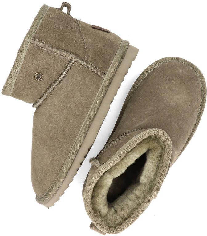 Warmbat Australia Wallaby gevoerde suède enkelboots kaki Groen Suede 33 - Foto 2