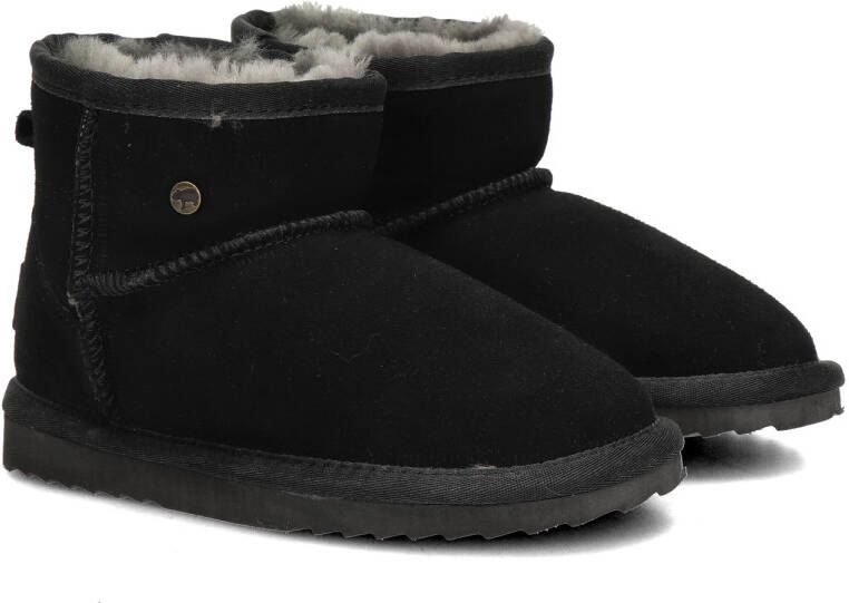 Warmbat Australia Wallaby gevoerde suède enkelboots zwart Suede 35 - Foto 5