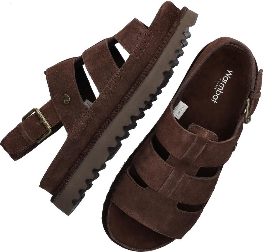 Warmbat Wenlock Sandalen Dames Bruin - Foto 3