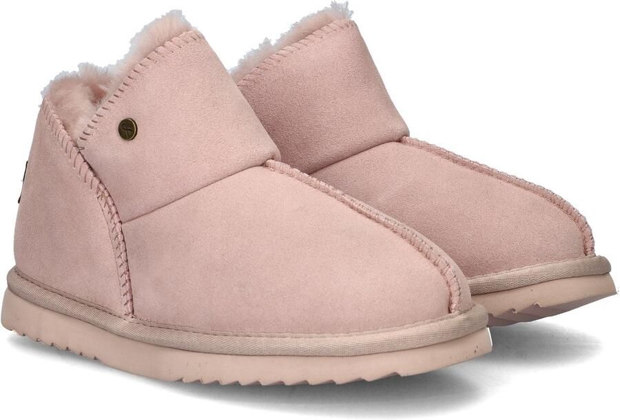 Warmbat Australia Willow gevoerde suède pantoffels lichtroze - Foto 5