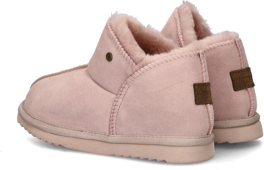 Warmbat Australia Willow gevoerde suède pantoffels lichtroze - Foto 6