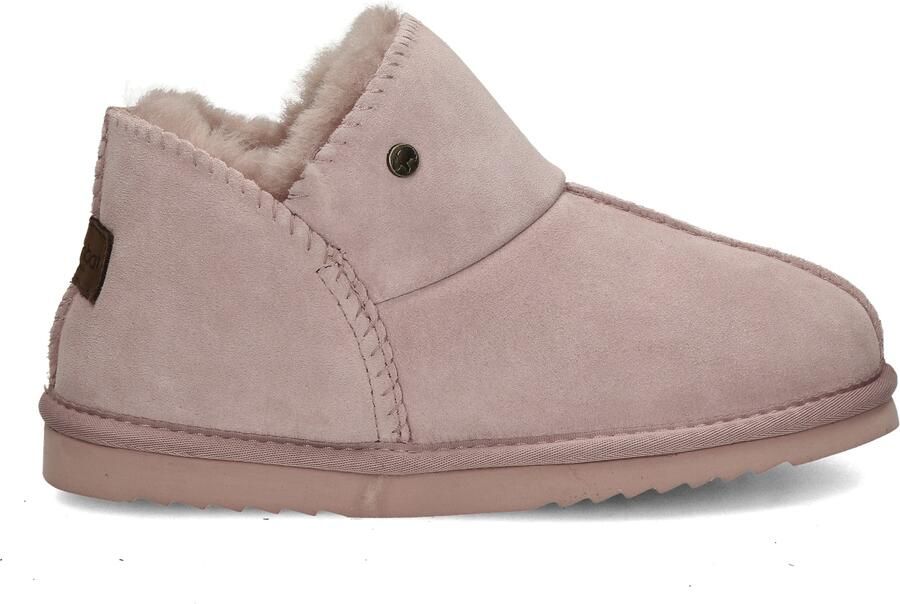 Warmbat Australia Willow gevoerde suède pantoffels lichtroze - Foto 6