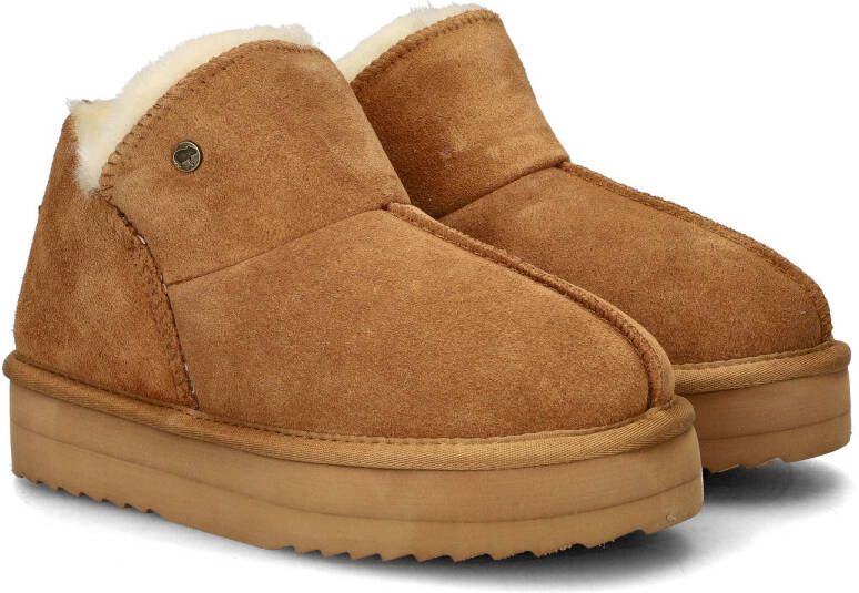 Warmbat Australia Warmbat Willow Plateau dames gevoerde boot Cognac - Foto 2