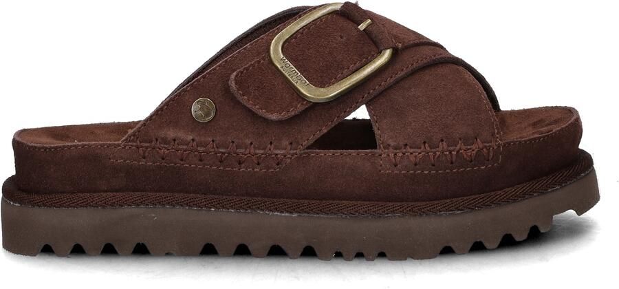 Warmbat Wondai Suede Instappers Dames - Foto 8