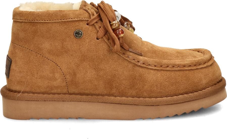 Warmbat Yeppoon Suede boot beads Dames Laarzen Cognac - Foto 7