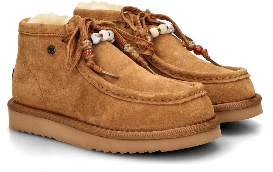 Warmbat Yeppoon Suede boot beads Dames Laarzen Cognac - Foto 9