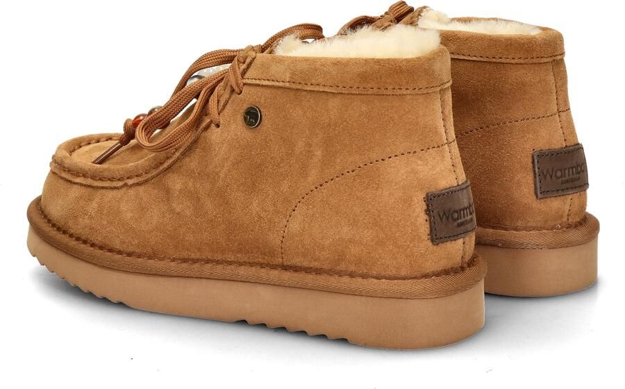 Warmbat Yeppoon Suede boot beads Dames Laarzen Cognac - Foto 10