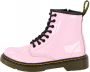 Dr. Martens 1460 J Pale Pink Patent Lamper lakleren veterboots lichtroze 33 - Thumbnail 6