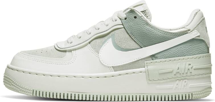 Nike Wmns Air Force 1 Shadow Basketball Schoenen spruce aura white pistachio frost maat: 40 beschikbare maaten:36.5 37.5 38.5 39 40.5 41