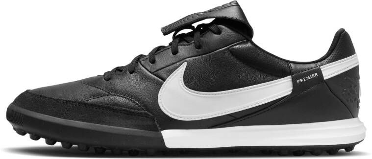 Nike Premier 3 low top voetbalschoenen (turf) Zwart