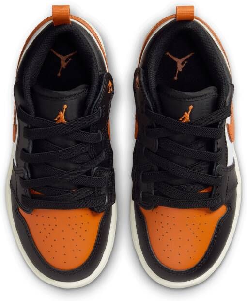 Jordan 1 Low Alt Kleuterschoenen Zwart