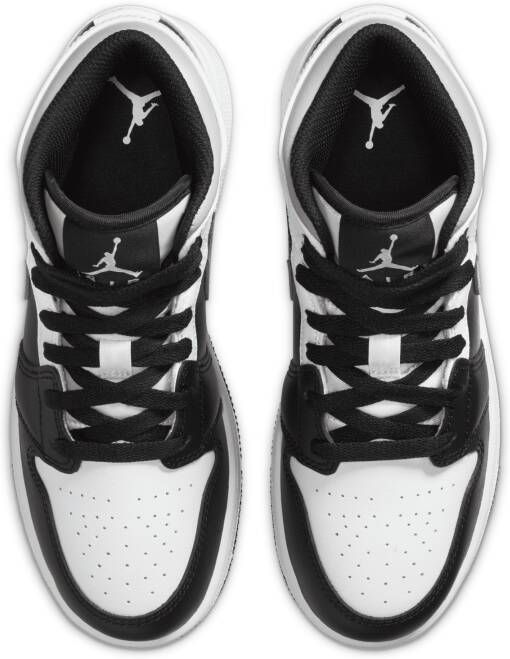 Jordan 1 Mid Kinderschoenen Zwart
