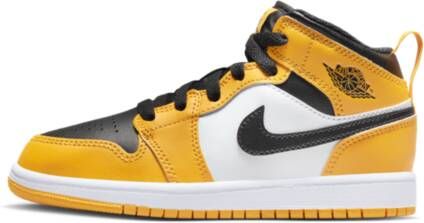 Jordan 1 Mid Kleuterschoen Geel