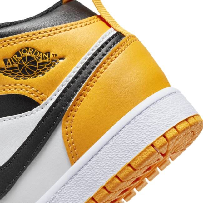 Jordan 1 Mid Kleuterschoen Geel