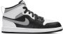 Jordan 1 Mid Kleuterschoen Zwart - Thumbnail 4