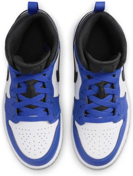Jordan Aj1 Mid Unisex Schoenen Blauw Maat: 29.5 Mesh Synthetisch Foot Locker - Foto 4