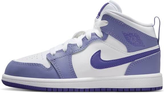 Jordan 1 Mid Kleuterschoenen Paars