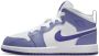 Jordan 1 Mid Kleuterschoenen Paars - Thumbnail 1