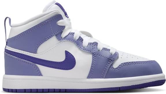 Jordan 1 Mid Kleuterschoenen Paars