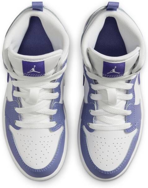 Jordan 1 Mid Kleuterschoenen Paars