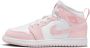 Jordan Aj1 Mid Unisex Schoenen Roze Maat: 33.5 Leer Foot Locker - Thumbnail 3
