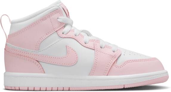 Jordan 1 Mid Kleuterschoenen Roze
