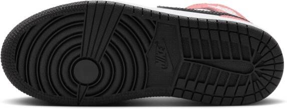 Jordan 1 Mid Kleuterschoenen Wit