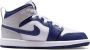 Jordan Aj1 Mid Unisex Schoenen Wit Maat: 33.5 Leer Foot Locker - Thumbnail 4
